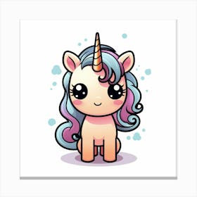 Cute Unicorn 121 Canvas Print