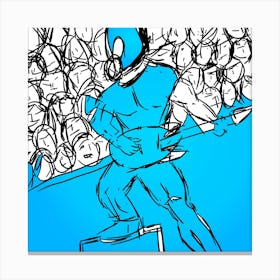 Blue Devil Canvas Print