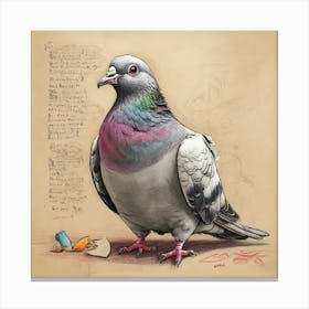 Pigeon 9 Canvas Print