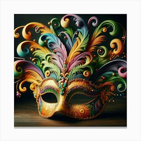 Carnival Mask Canvas Print