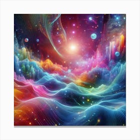 Psychedelic Universe Canvas Print