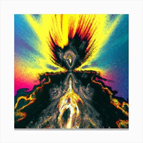 Of A Fire Canvas Print