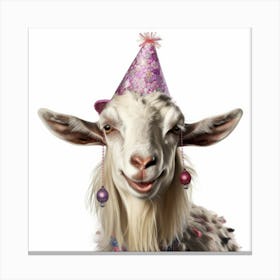 Birthday Goat 1 Canvas Print