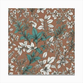 Floral Wallpaper 6 Canvas Print