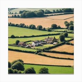 Farm In The Countryside 8 Canvas Print