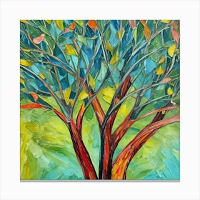 Olive tree abstract Canvas Print