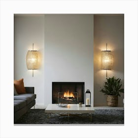 Modern Living Room 149 Canvas Print