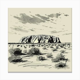 Uluru 6 Canvas Print