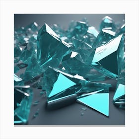 Shattered Glass 18 Canvas Print