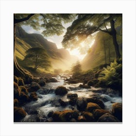 Scottish Mountains Canvas Print