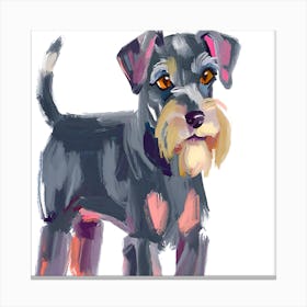 Miniature Schnauzer 04 Canvas Print