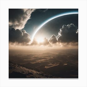 Space Stock Videos & Royalty-Free Footage Canvas Print