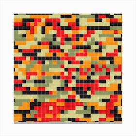 Mosaic Tile Pattern Canvas Print