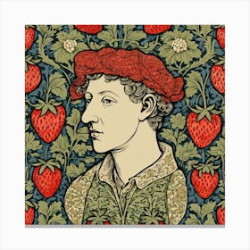 William Morris, Strawberry Thief 3 Canvas Print