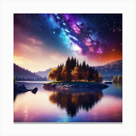 Starry Night Sky 2 Canvas Print