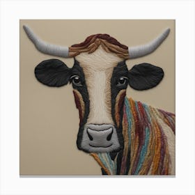 Texas Cow Canvas Print