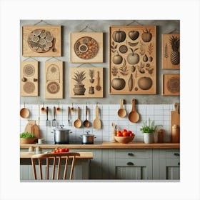 Kitchen Wall Art Canvas Print