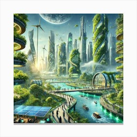 Sustainability And Progress Canvas Print