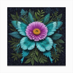 Blue Butterfly Canvas Print