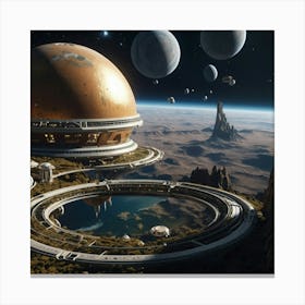 Space Station 1 Canvas Print