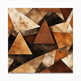 Abstract Triangles 11 Canvas Print