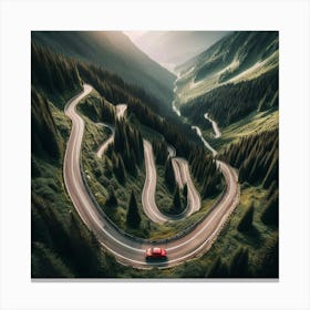 Road In The Mountains Canvas Print