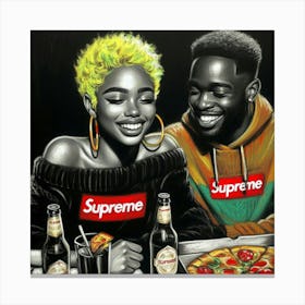 Supreme Couple 9 Canvas Print
