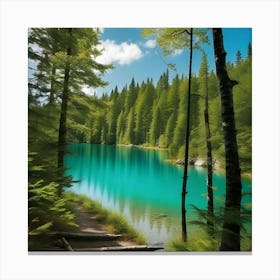 Blue Lake 8 Canvas Print