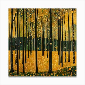 Golden Forest Canvas Print