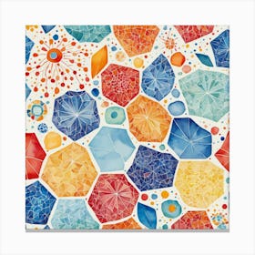 voronoi pattern Canvas Print