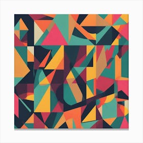 Abstract Geometric Pattern 2 Canvas Print