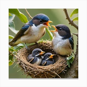 Swallows Nest 1 Canvas Print