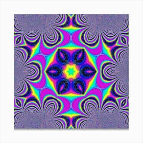 Psychedelic Flower 25 Stampe su tela