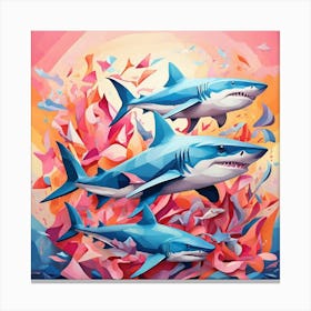 Sharks 1 Canvas Print