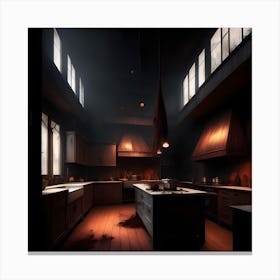 Dark Kitchen2001 Canvas Print