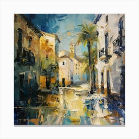 Street In Spain 1 Canvas Print