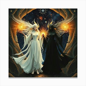 Elven Women Canvas Print