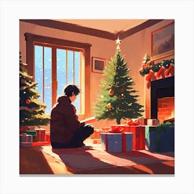 Christmas Tree 28 Canvas Print