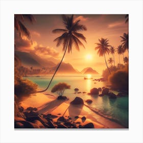 Tropical Paradise 5 Canvas Print