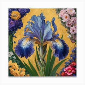 Blue Iris Canvas Print