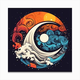 Yin And Yang 5 Canvas Print