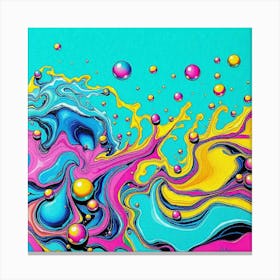 Bubbles And Bubbles Canvas Print