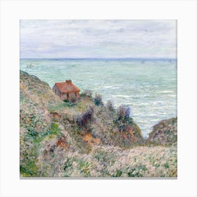 House On The Cliff Canvas Print