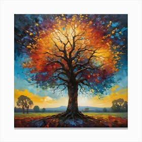 Tree Of Life 90 Canvas Print