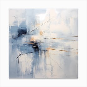 Mystic Melodies: Ethereal Brushstrokes in Serene Shades Canvas Print