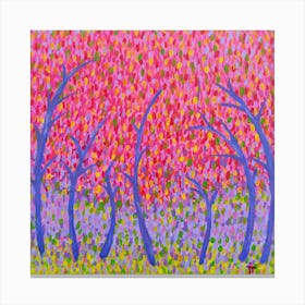 Trees In The Forest Canvas Print