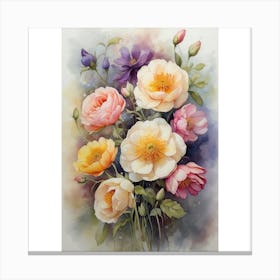 Bouquet Of Flowers Canvas Print