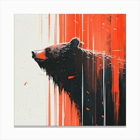 Wild Bear Canvas Print