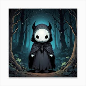 Skeletal Wraith Canvas Print