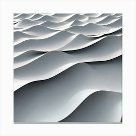 Abstract Wave Pattern Canvas Print